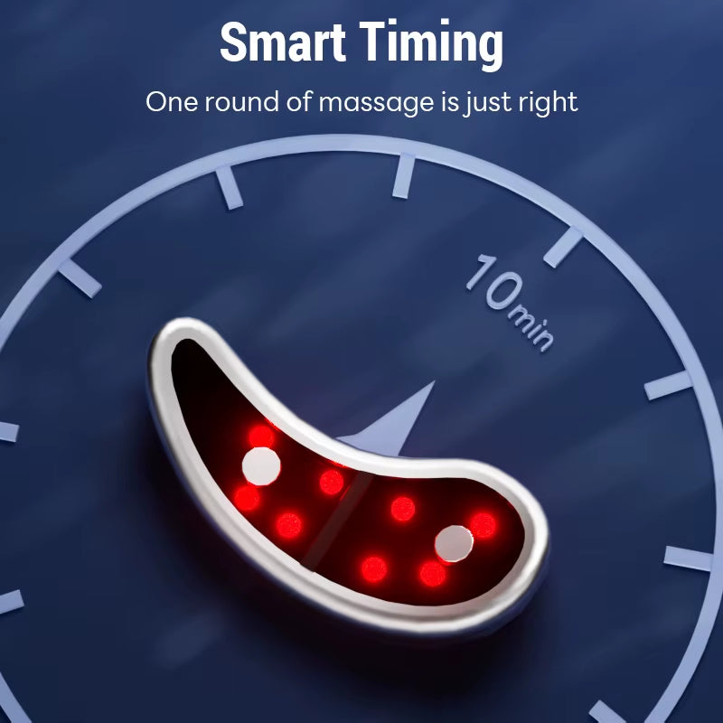 GlowEyes™ Led Red Light Eye Care Therapy EMS Pulse Micro-Current Device Eye Massager to Relieve Fatigue for Treatment under Eye Wrinkle